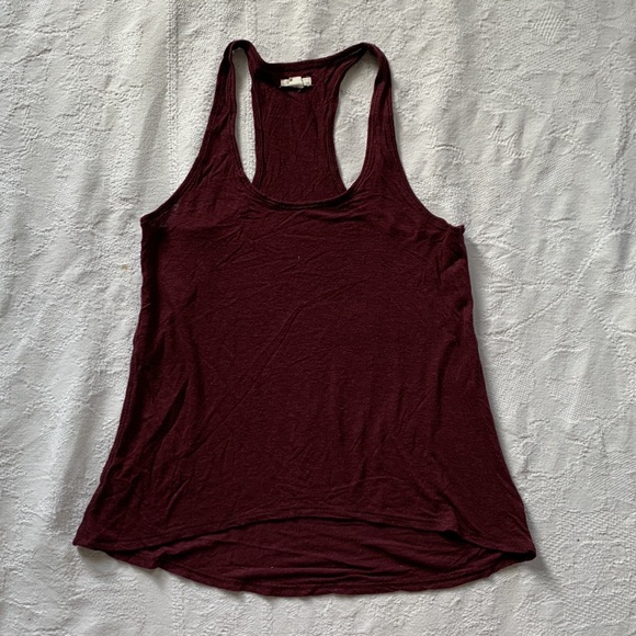 aerie Flowy Racerback Tank - Maroon - XS 💕 - Picture 3 of 9